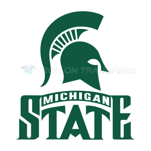 Michigan State Spartans Logo T-shirts Iron On Transfers N5057 - Click Image to Close